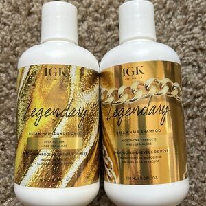 IGK Legendary shampoo and conditioner